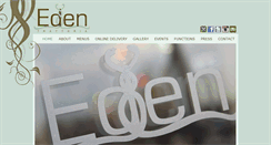 Desktop Screenshot of edentrattoria.com